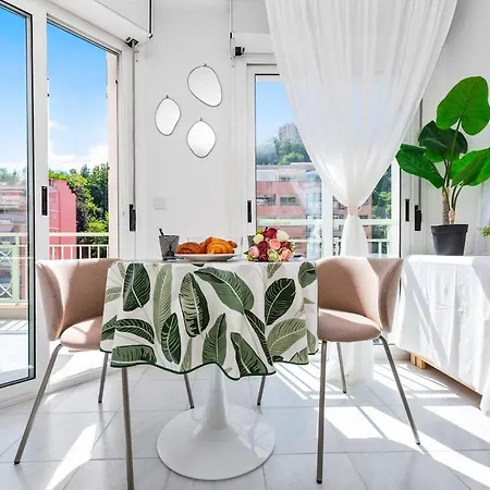 Apartment Bel Climatise Avec Terrasse Et Piscine Menton