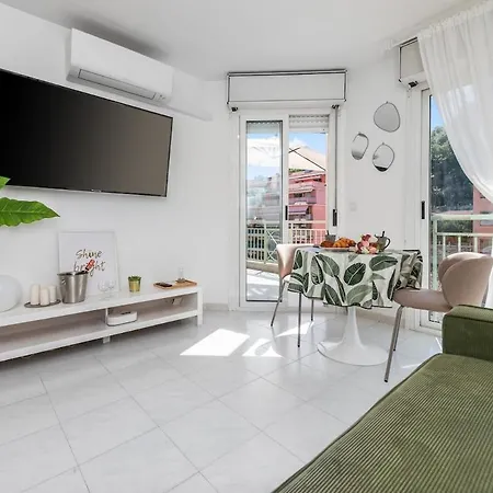 Bel Climatise Avec Terrasse Et Piscine Apartment Menton